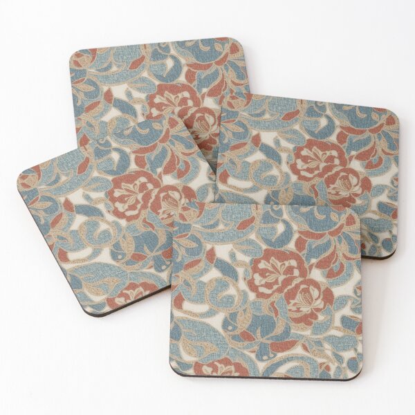 Item preview, Floral and leaves pattern designed and sold by likbatonboot.