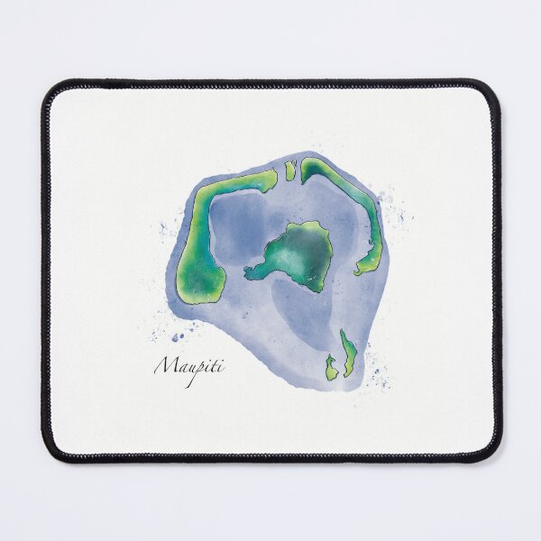 Item preview, Maupiti watercolor designed and sold by oravaart.