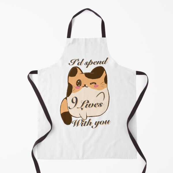 Item preview, I’d spend 9 lives with you cat shirt, stickers, gift, surprise,cats, kittens, cat person cute , pet designed and sold by Hiibo-o.