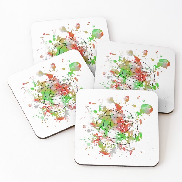Item preview, Christmas Rose Splatter designed and sold by abstractwhimsy.