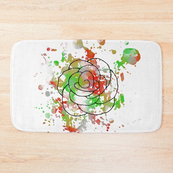 Item preview, Christmas Rose Splatter designed and sold by abstractwhimsy.