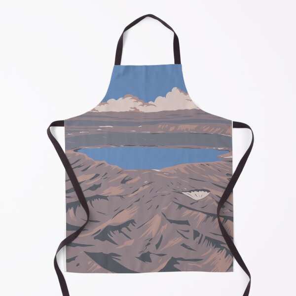 Item preview, Askja Caldera in Central Highlands of Iceland WPA Art Deco Poster  designed and sold by patrimonio.