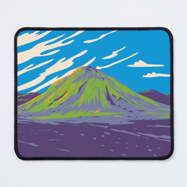 Item preview, Maelifell Volcano in Southern Iceland WPA Art Deco Poster designed and sold by patrimonio.