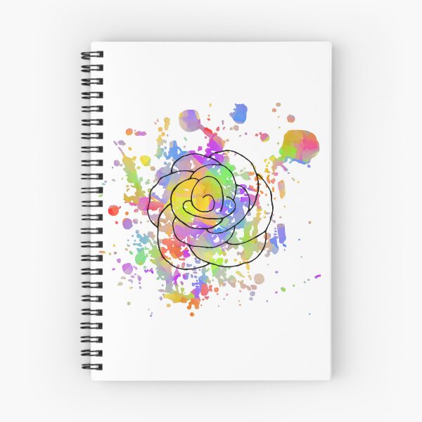 Item preview, Rainbow Rose Splatter designed and sold by abstractwhimsy.