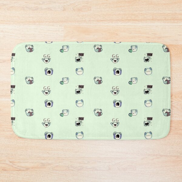 Item preview, Cute Frog Pattern Set Emote Twitch Green designed and sold by Cosmonautic.