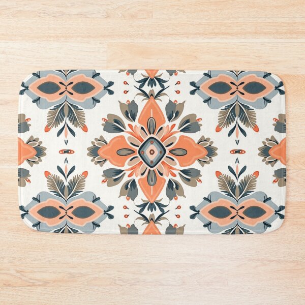 Item preview, Symmetrical bohemian print, symmetrical boho pattern designed and sold by wemucoart.