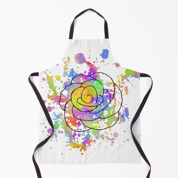 Item preview, Rainbow Rose Splatter designed and sold by abstractwhimsy.