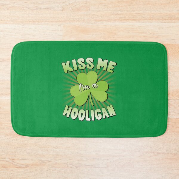 Item preview, Kiss Me I'm A Hooligan St Patricks designed and sold by flippinsg.