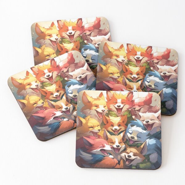 Item preview, Foxes Having Fun designed and sold by IvattaviCreates.