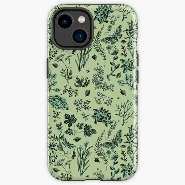Moths and Flowers Coque antichoc iPhone