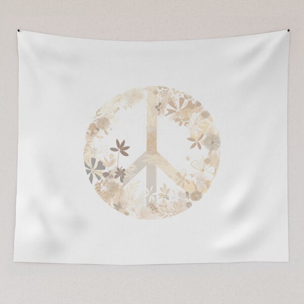 Item preview, Peace Sign World Lovers Flower Hippie Artistic Groovy Soul designed and sold by farhanhafeez.