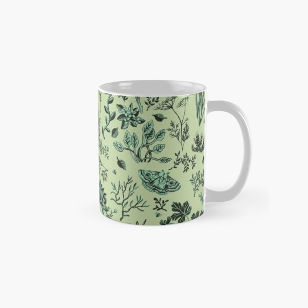 Moths and Flowers Mug classique