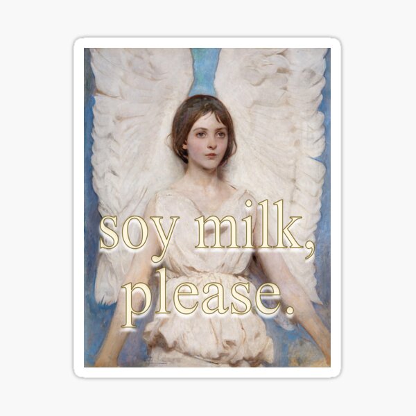 Item preview, Soy Milk, Please. Angel designed and sold by ellanely.