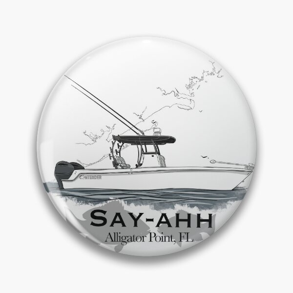 Item preview, Say Ahh, Alligator Point, FL Contender Center Console v2 designed and sold by Michael Garber.