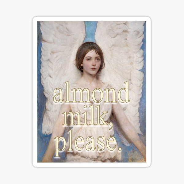 Item preview, Almond Milk, Please. Angel designed and sold by ellanely.