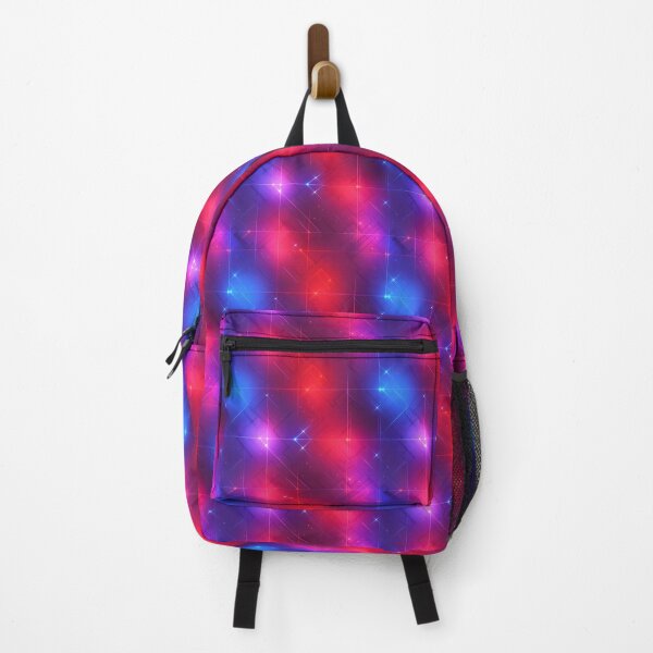 Item preview, Neon Red and Purple Grid Pattern designed and sold by Master Ivan.