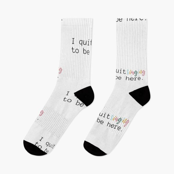 Item preview, I Quit Singing To Be Here | Choir | Music | Musician | Singer | Introvert designed and sold by ShoniwDesigns.