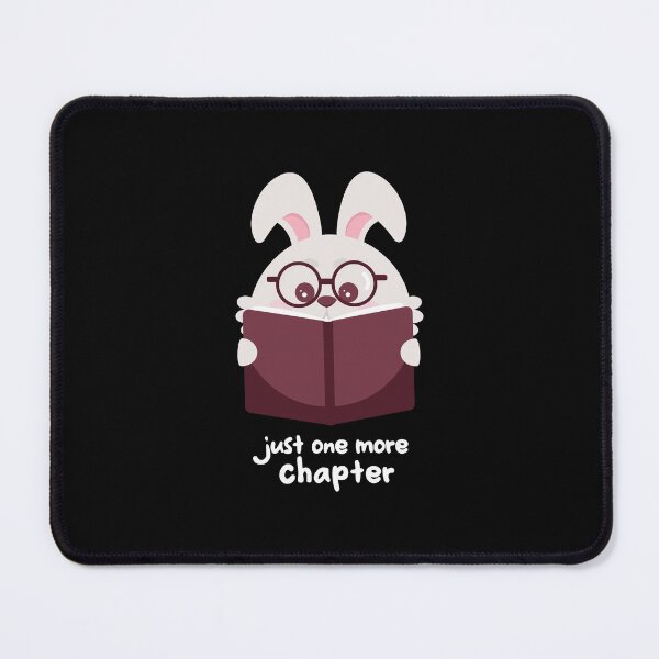 Item preview, Bunny Rabbit reading one more chapter designed and sold by RunSumErrands.