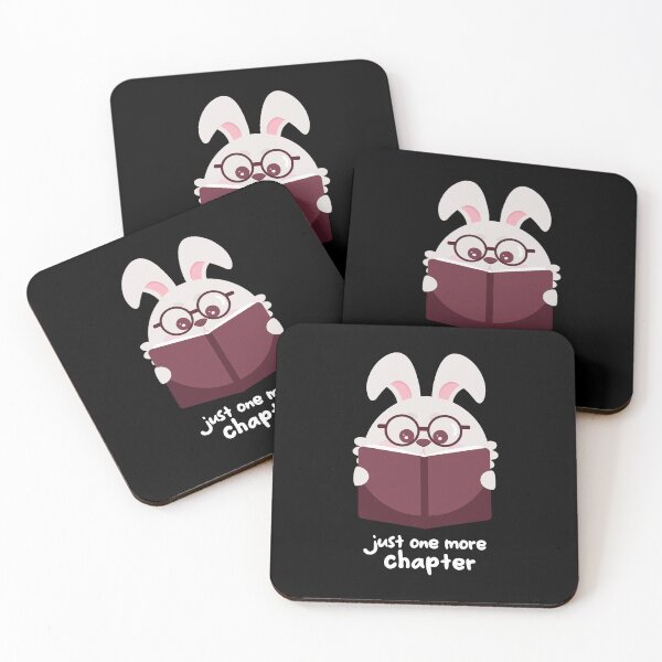 Item preview, Bunny Rabbit reading one more chapter designed and sold by RunSumErrands.