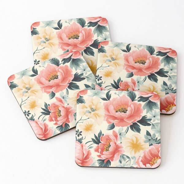 Item preview,  "Vintage Blooms: Revive the Charm of the Past with a Retro Floral Wallpaper" designed and sold by SBD-Shop.