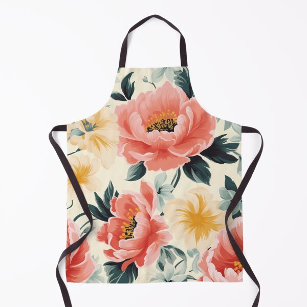 Item preview, "Vintage Blooms: Revive the Charm of the Past with a Retro Floral Wallpaper" designed and sold by SBD-Shop.