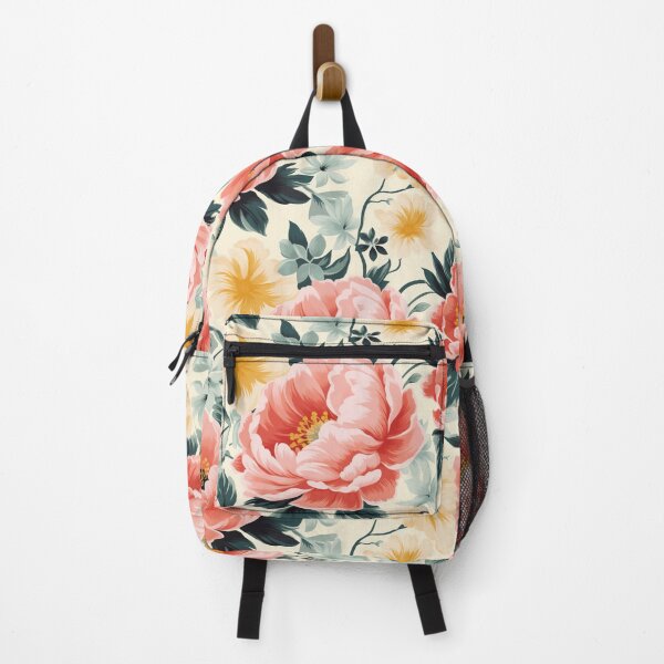 Item preview, "Vintage Blooms: Revive the Charm of the Past with a Retro Floral Wallpaper" designed and sold by SBD-Shop.