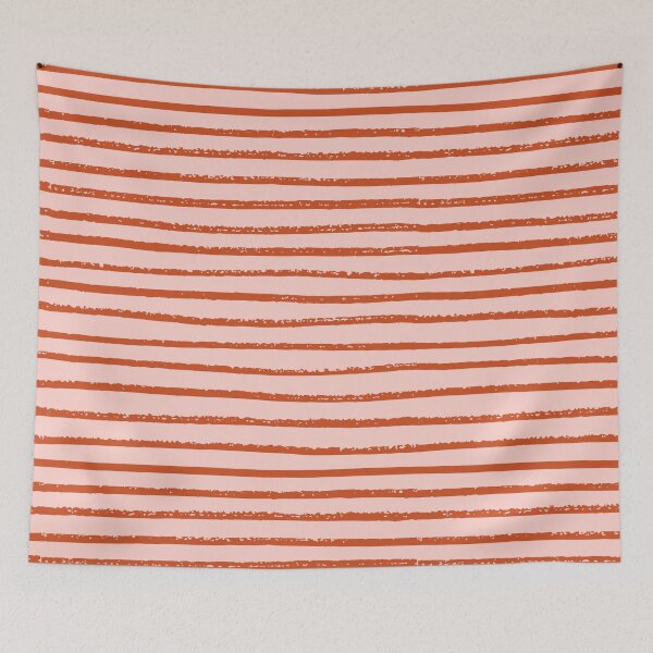 Item preview, Organic Stripes - Peach & Rust designed and sold by PeachyLitchi.