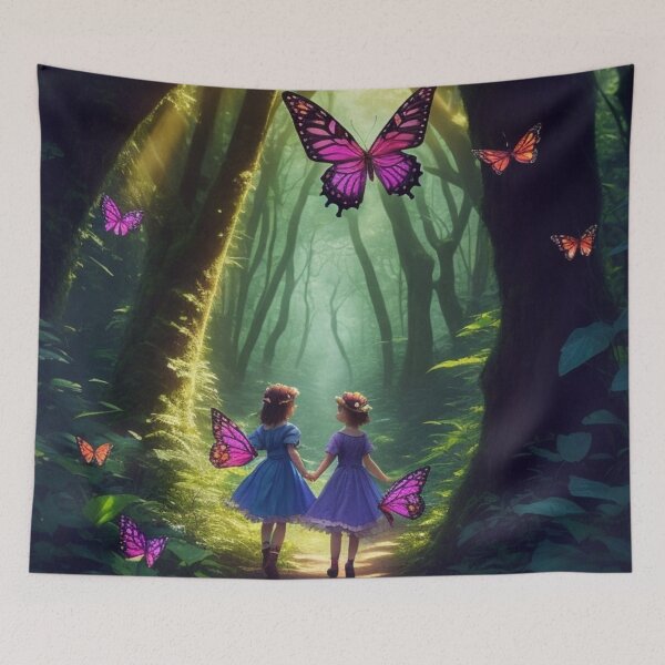 Item preview, Cute girls in forest designed and sold by VRD Arena.