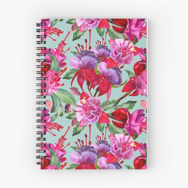Item preview, Fuchsia Flowers - Pink And Green designed and sold by Sketchbook Designs.