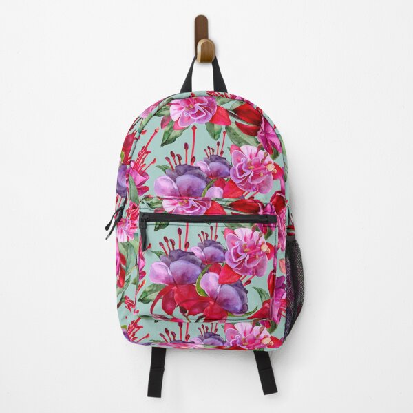 Item preview, Fuchsia Flowers - Pink And Green designed and sold by Sketchbook Designs.