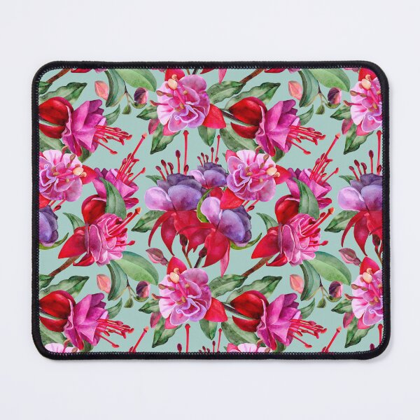 Item preview, Fuchsia Flowers - Pink And Green designed and sold by Sketchbook Designs.