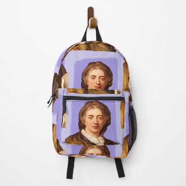 Item preview, French Composer François Couperin purple illustration designed and sold by Litstoy.