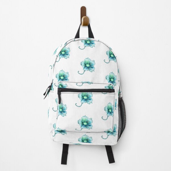 Item preview, Beautiful Blue Green Flower designed and sold by AtlantisApparel.