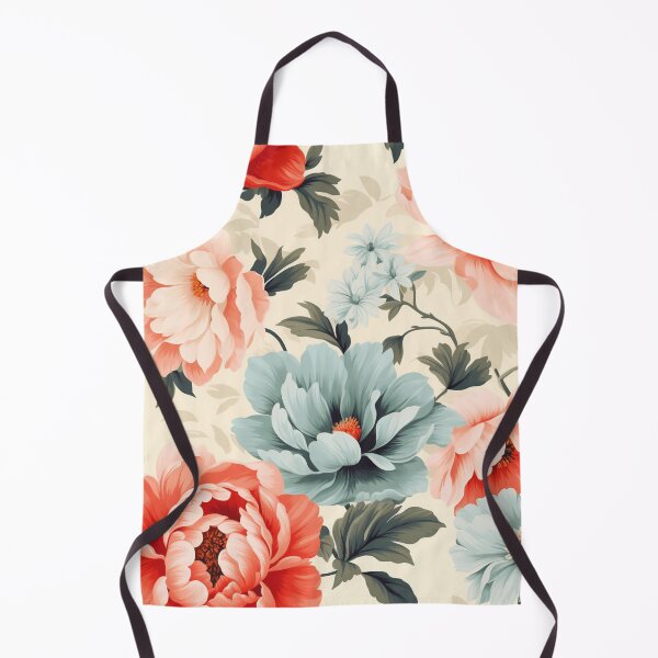 Item preview, "Blossoms of Nostalgia: Rediscover the Enchanting Past with Retro Floral Wallpaper" designed and sold by SBD-Shop.