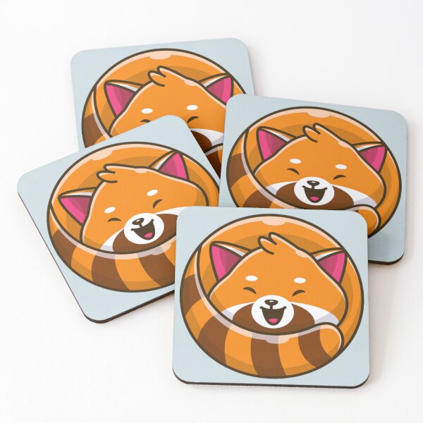 Item preview, Cute Happy Red Panda Cartoon designed and sold by FraustoWilmer.