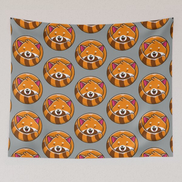 Item preview, Cute Happy Red Panda Cartoon designed and sold by FraustoWilmer.