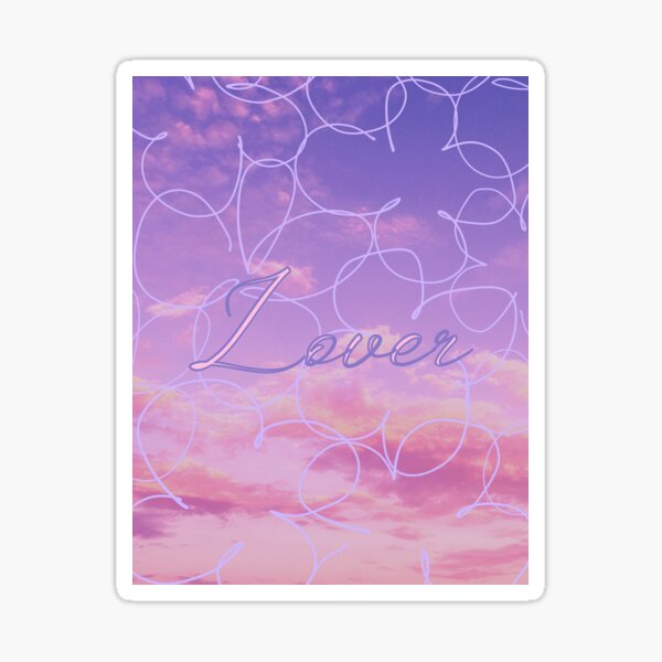 All Ten Vinyls of Taylor Swift Albums Clouds Design | Sticker