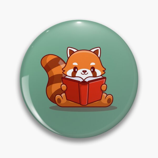 Item preview, Cute Red Panda Reading Book designed and sold by FraustoWilmer.