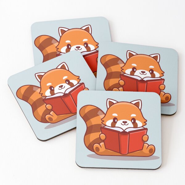 Item preview, Cute Red Panda Reading Book designed and sold by FraustoWilmer.