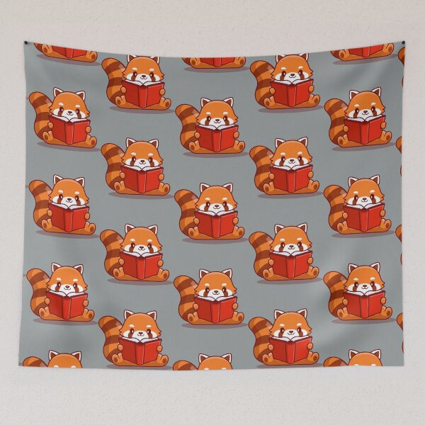 Item preview, Cute Red Panda Reading Book designed and sold by FraustoWilmer.