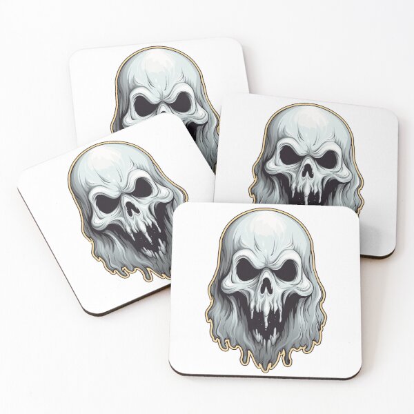 Item preview, Spooky season ghost face head get ready for halloween with this new spooky season design designed and sold by HandCraftedArt.