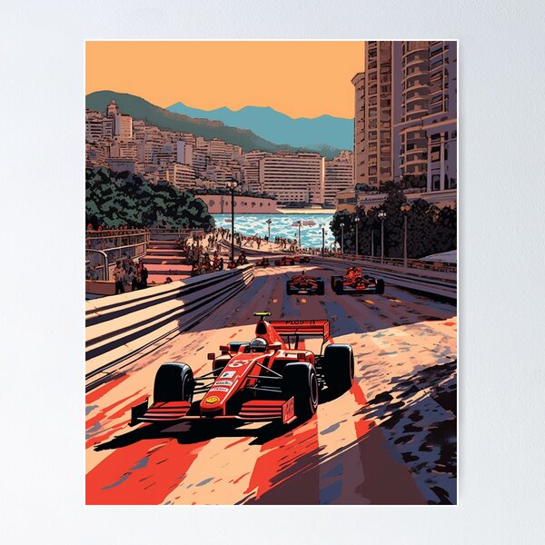 Item preview, Vintage Monaco Grand Prix designed and sold by jeffreycasey.