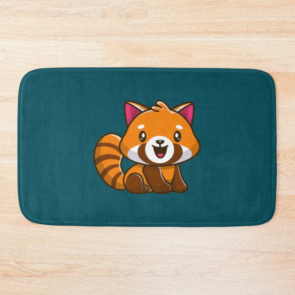 Item preview, Cute Red Panda Sitting Cartoon designed and sold by FraustoWilmer.