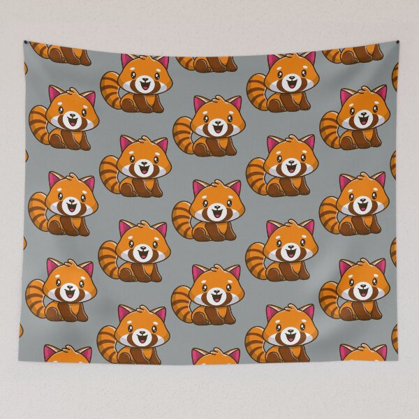Item preview, Cute Red Panda Sitting Cartoon designed and sold by FraustoWilmer.