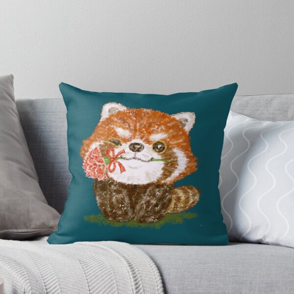Item preview, Red panda and a flower designed and sold by FraustoWilmer.