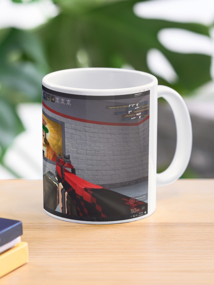 Robot Blocks Roblox Sniper Counter Strike Screenshot Mug By Falcospankz Redbubble - roblox framed how to get sniper