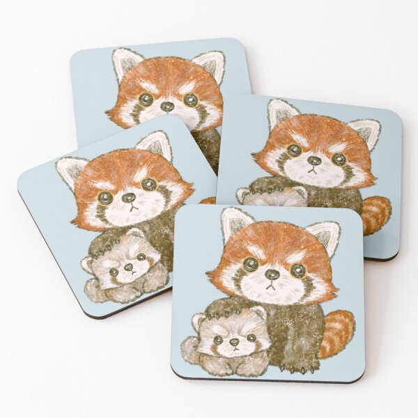 Item preview, Red panda family designed and sold by FraustoWilmer.