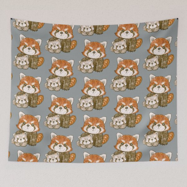 Item preview, Red panda family designed and sold by FraustoWilmer.