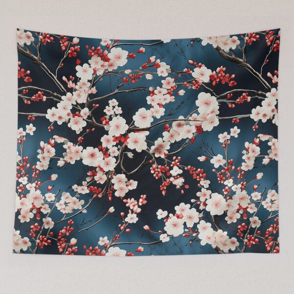 Item preview,  "Oriental Harmony: Immerse Yourself in a Serene Journey Inspired by East Asian Flower Art" designed and sold by SBD-Shop.