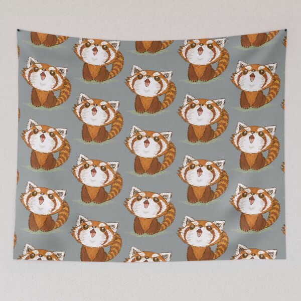 Item preview, Red panda happy designed and sold by FraustoWilmer.